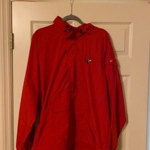 Rare Vintage Louisville 3/4 zip pullover windbreaker jacket